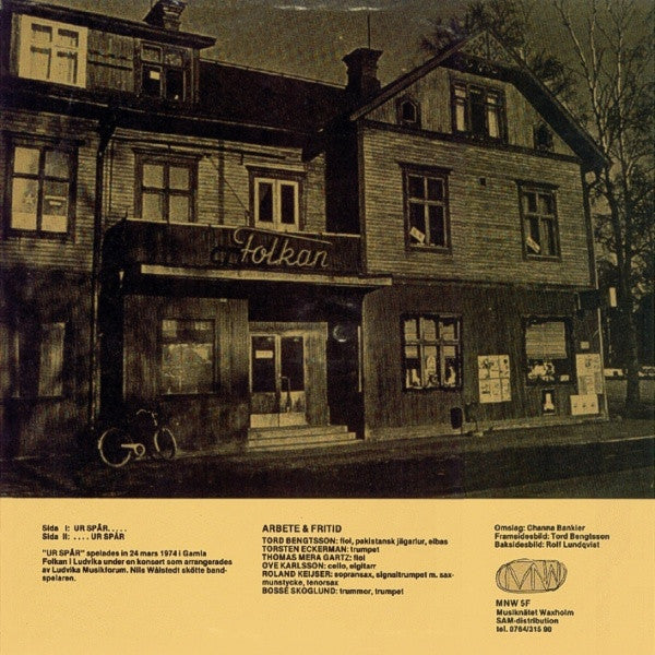 Arbete & Fritid – Ur Spår!, image 2