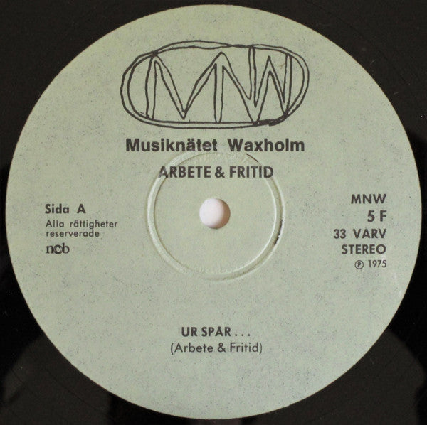 Arbete & Fritid – Ur Spår!, image 3
