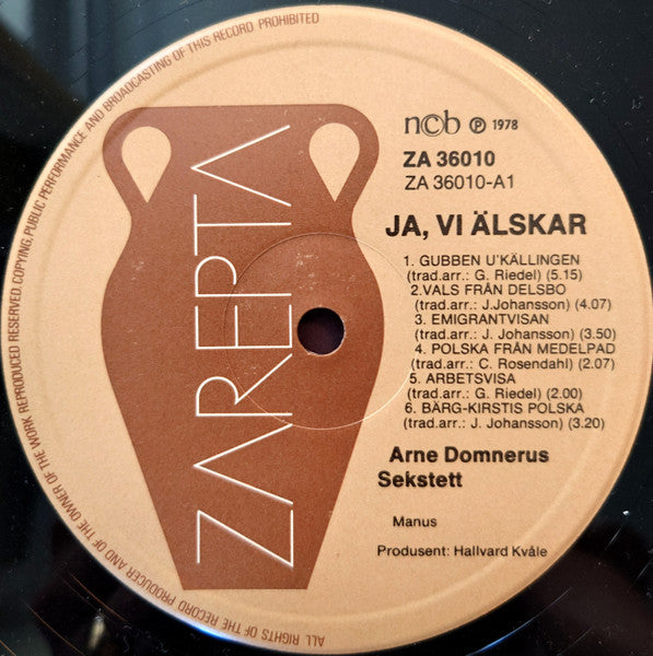 Arne Domnerus Sekstett – Ja, Vi Älskar, image 5