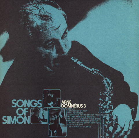 Front cover of Arne Domnérus 3 – Songs Of Simon, Sonet, Sweden, 1972