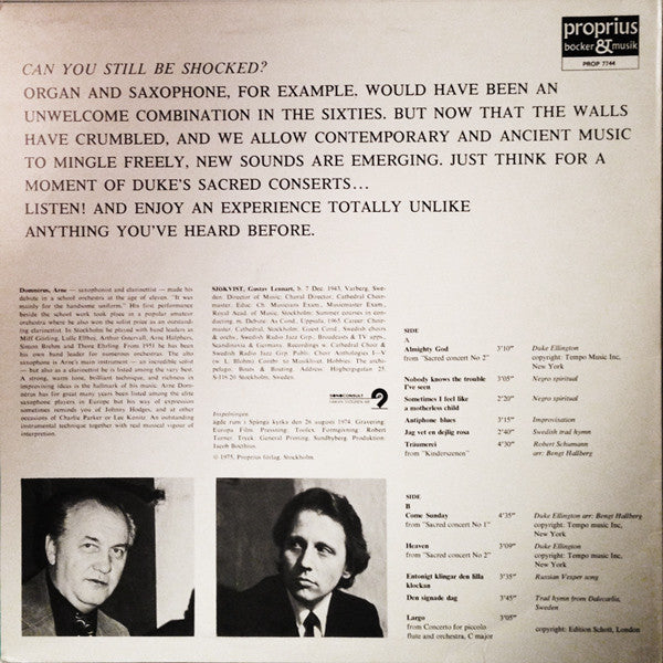 Arne Domnérus With Gustaf Sjökvist – Antiphone Blues, image 2