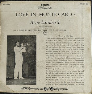 Arne Lamberth And His Orchestra – Love In Monte Carlo, image 2
