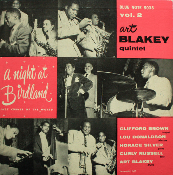 Front cover of Art Blakey Quintet – A Night At Birdland, Vol. 2, Blue Note, US, 1954