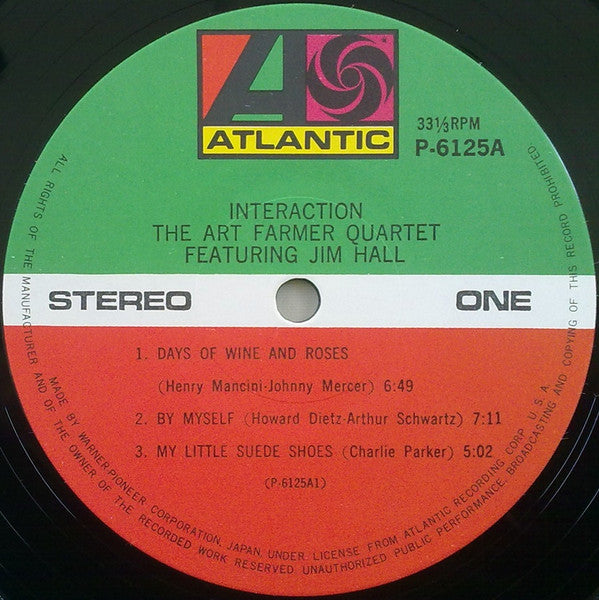 The Art Farmer Quartet Featuring Jim Hall – Interaction, image 5