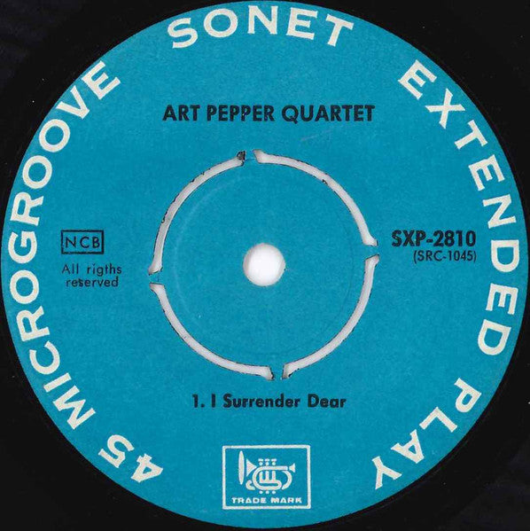 Art Pepper Quartet – Art Pepper Returns, image 4