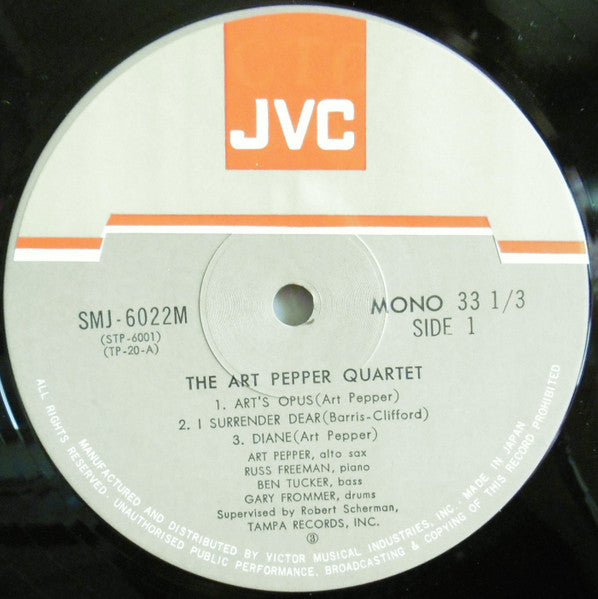 The Art Pepper Quartet – The Art Pepper Quartet, image 2