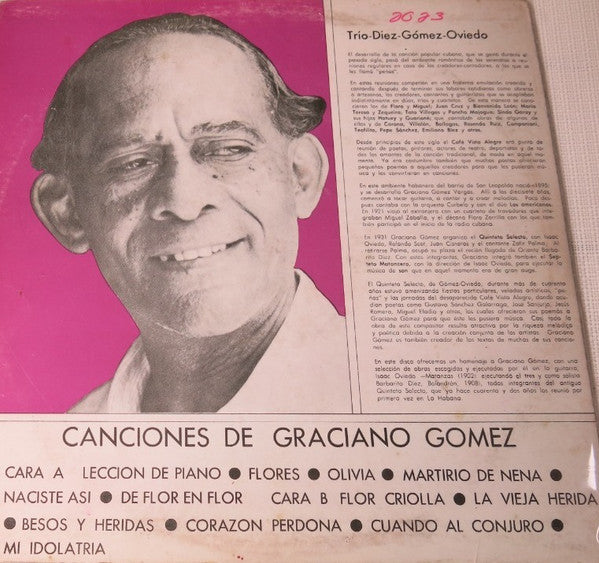 Barbarito Diez – Interpreta Canciones de Graciano Gomez, image 2