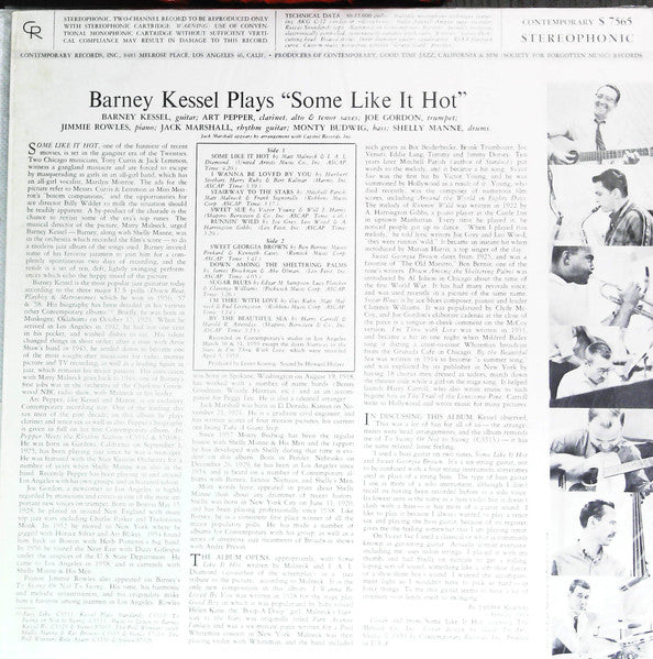 Barney Kessel – Some Like It Hot, image 2
