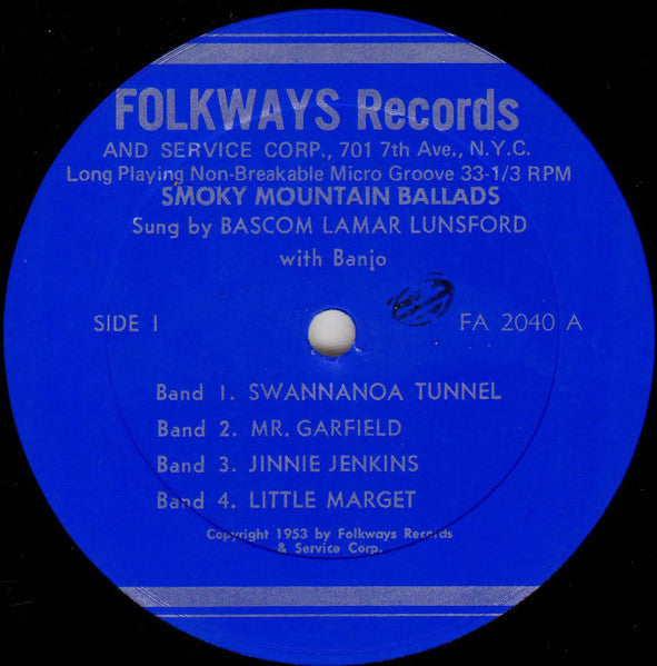 Bascom Lamar Lunsford – Smoky Mt. Ballads, image 5