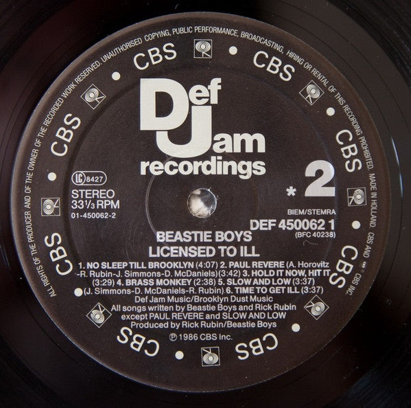 Beastie Boys – Licensed To Ill, image 5