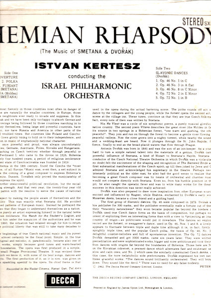 Smetana / Dvorak / Kertesz, Israel Philharmonic – Bohemian Rhapsody: The Music Of Smetana & Dvorak, image 2