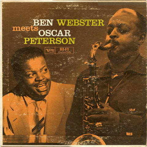 Front cover of Ben Webster Meets Oscar Peterson – Ben Webster Meets Oscar Peterson, Verve Records, US, 1959