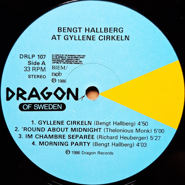 Bengt Hallberg – At Gyllene Cirkeln, image 3