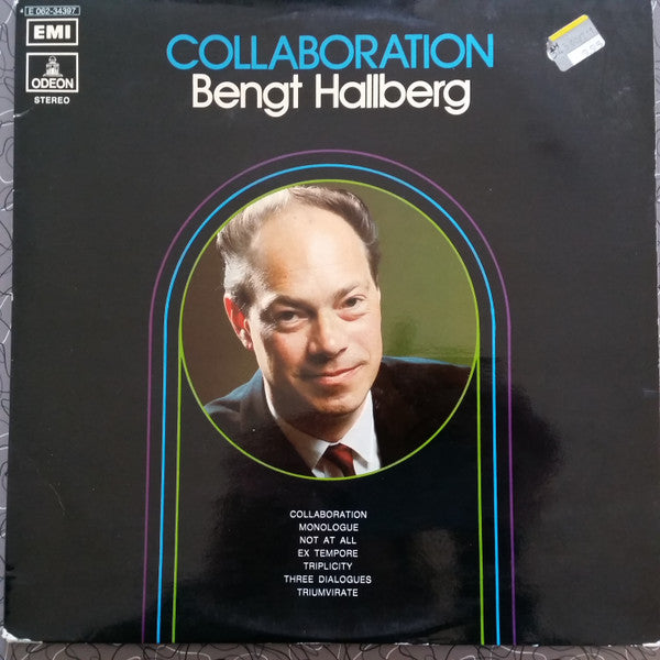 Front cover of Bengt Hallberg – Collaboration, Odeon, Sweden, 1971