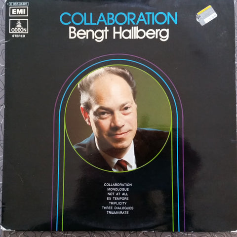 Front cover of Bengt Hallberg – Collaboration, Odeon, Sweden, 1971