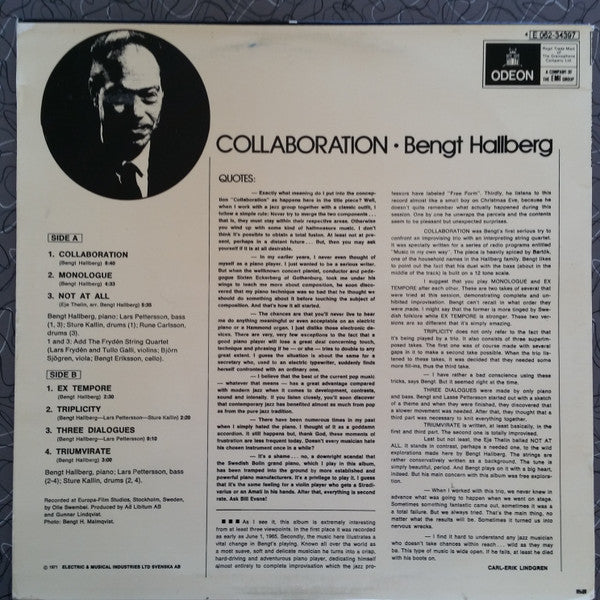 Bengt Hallberg – Collaboration, image 2