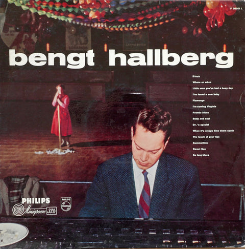 Front cover of Bengt Hallberg – Bengt Hallberg, Philips, Netherlands, 1957
