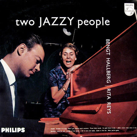 Front cover of Bengt Hallberg / Rita Reys – Two Jazzy People, Philips, Netherlands, 1959