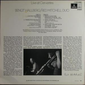 Bengt Hallberg/Red Mitchell Duo – Live at Cervantes, image 2