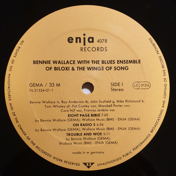 Bennie Wallace – Sweeping Through The City, image 3