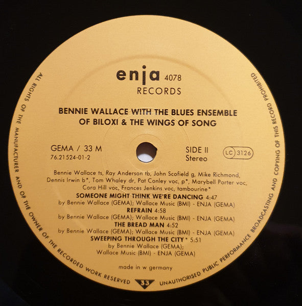 Bennie Wallace – Sweeping Through The City, image 4