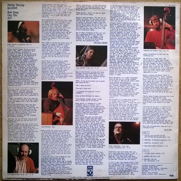 Benny Bailey Quintet – How Deep Can You Go?, image 2