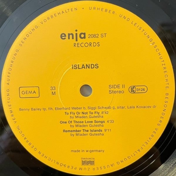 Benny Bailey, Eberhard Weber, Siggi Schwab, Lala Kovacev – Islands, image 4