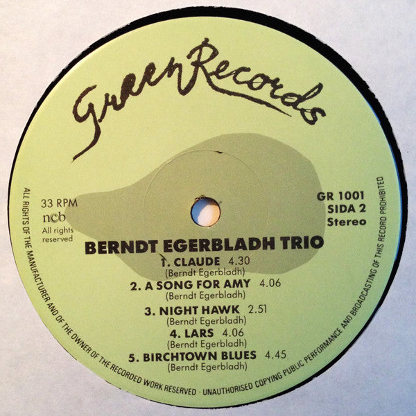 Berndt Egerbladh Trio – As Time Goes By, image 4