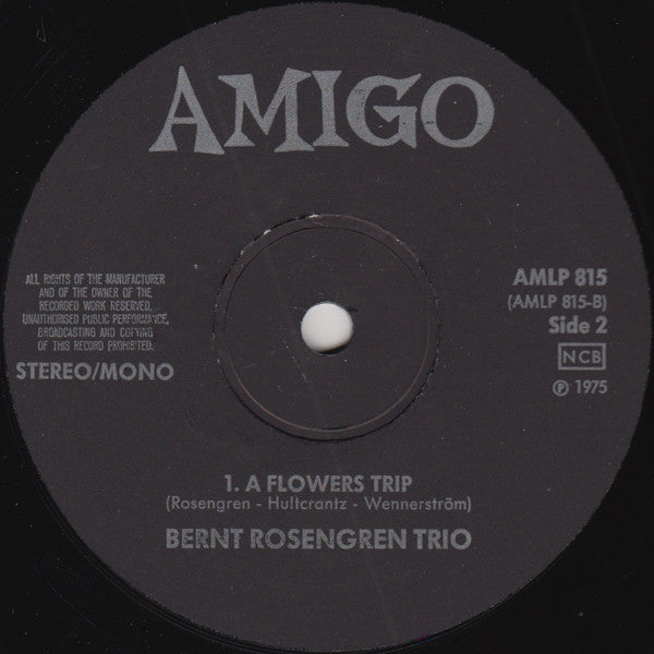Bernt Rosengren Quartet / Bernt Rosengren Trio – Live In Stockholm Vol.1, image 4