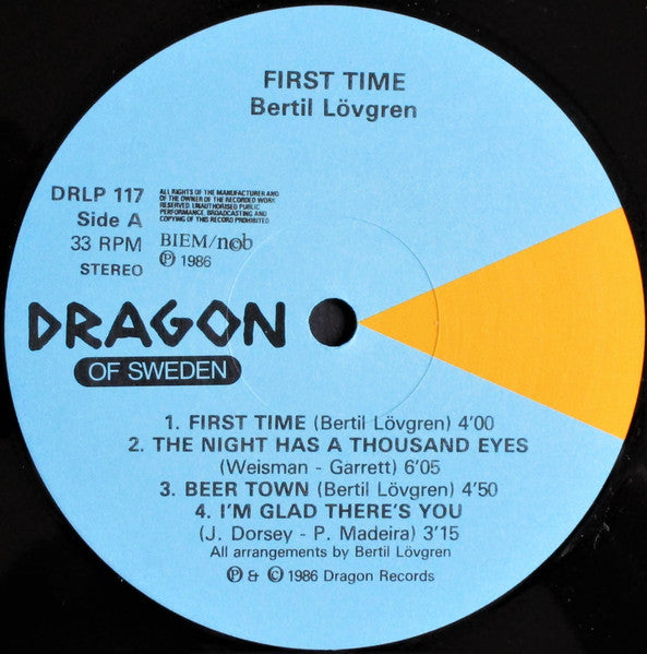 Bertil Lövgren – First Time, image 3
