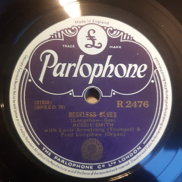 Bessie Smith – St. Louis Blues / Reckless Blues, image 2