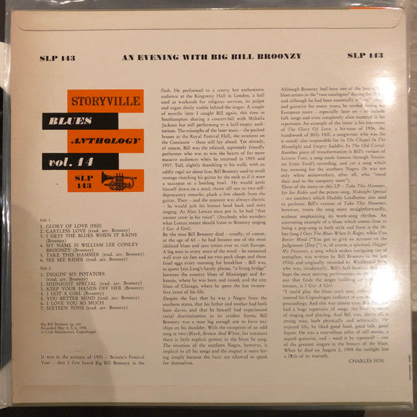 Big Bill Broonzy – An Evening With Big Bill Broonzy, image 2