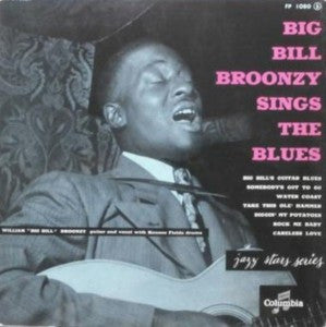 Front cover of Big Bill Broonzy – Sings The Blues, Columbia, France, 1956