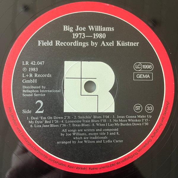 Big Joe Williams – 1973 - 80 Field Recordings, image 4
