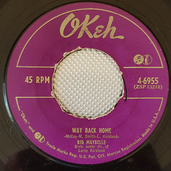 Big Maybelle – Just Want Your Love / Way Back Home, image 2