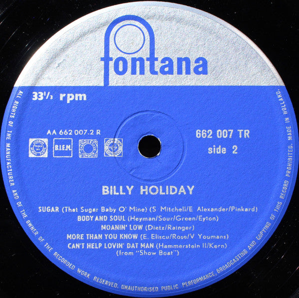 Billie Holiday – Billie Holiday, image 3