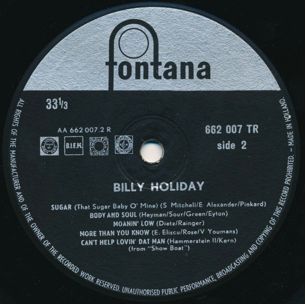 Billie Holiday – Billie Holiday, image 3
