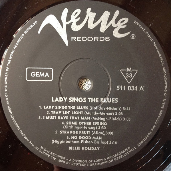 Billie Holiday – Lady Sings The Blues, image 3