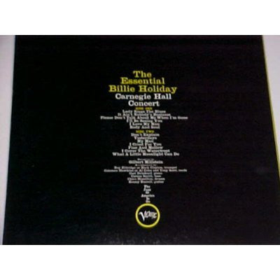 Billie Holiday – The Essential Billie Holiday (Carnegie Hall Concert Recorded Live), image 2
