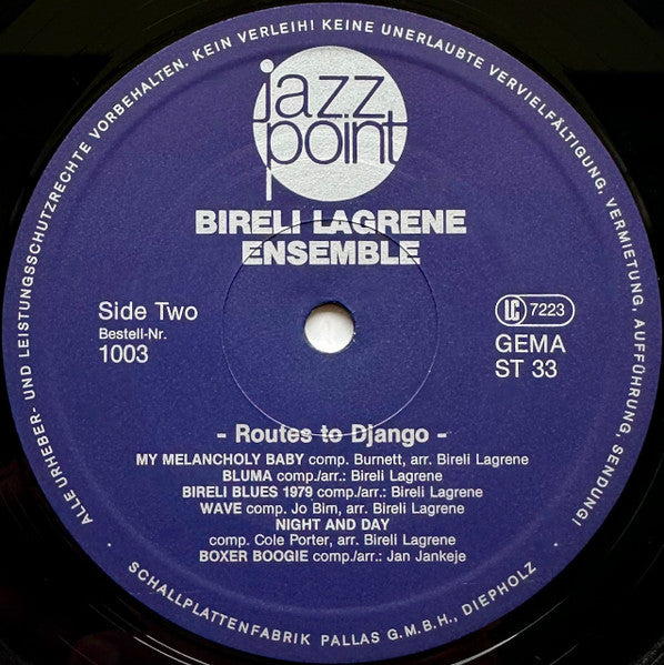 Bireli Lagrene Ensemble – Routes To Django (Live At The »Krokodil«), image 4