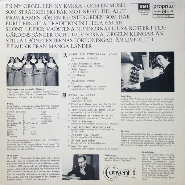 Birgittasystrarna & Bengt Berg – Rosa Rorans Bonitatem, image 2