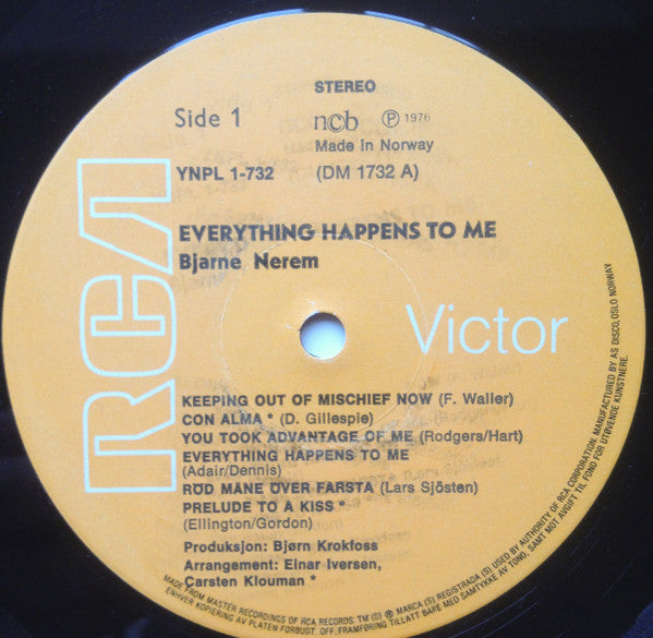 Bjarne Nerem – Everything Happens To Me, image 2