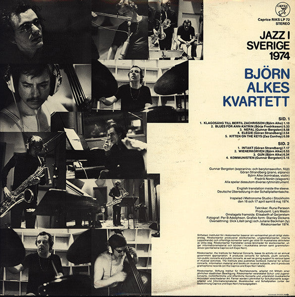 Björn Alkes Kvartett – Björn Alkes Kvartett, image 4