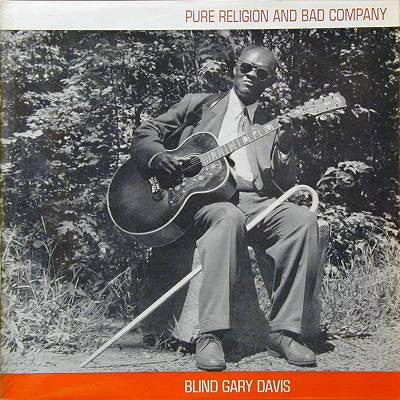 Front cover of Blind Gary Davis – Pure Religion And Bad Company, 77 Records, UK, 1962