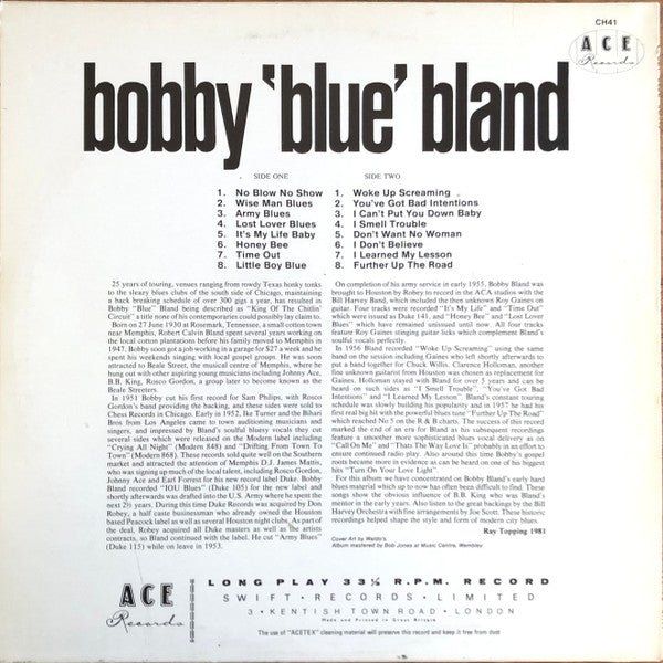 Bobby "Blue" Bland – Woke Up Screaming, image 2
