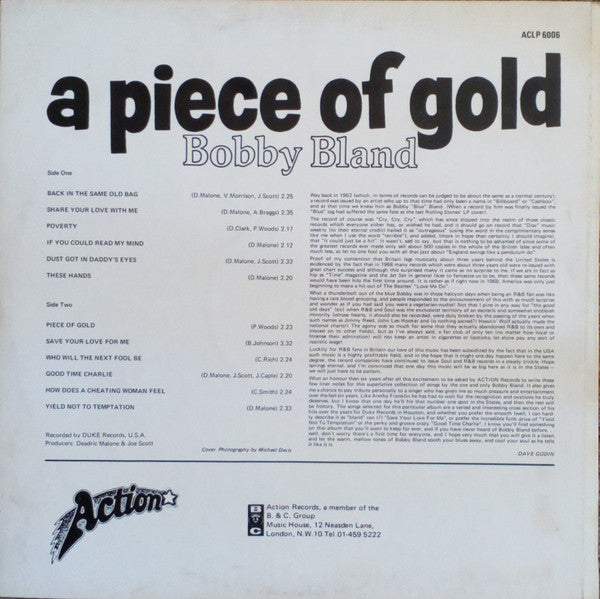 Bobby Bland – A Piece Of Gold, image 2