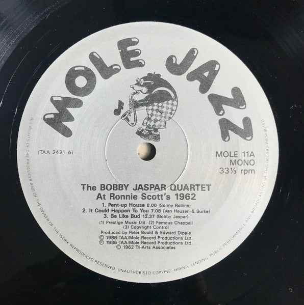The Bobby Jaspar Quartet – The Bobby Jaspar Quartet At Ronnie Scott's 1962, image 3