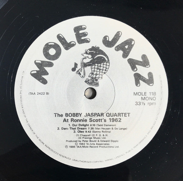 The Bobby Jaspar Quartet – The Bobby Jaspar Quartet At Ronnie Scott's 1962, image 4