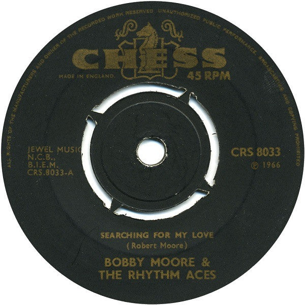 Front cover of Bobby Moore & The Rhythm Aces – Searching For My Love, Chess, UK, 1966
