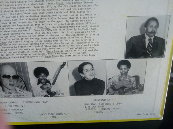 Bobo Jenkins With The Big Star Band / Various – Detroit All Purpose Blues, image 4